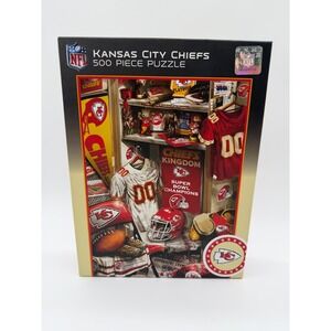Kansas City Chiefs 500 Piece Jigsaw Puzzle Locker Room MasterPieces NFL